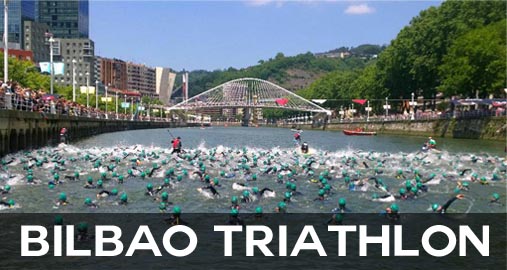 Triatlón de Bilbao: donde nadar según la corriente