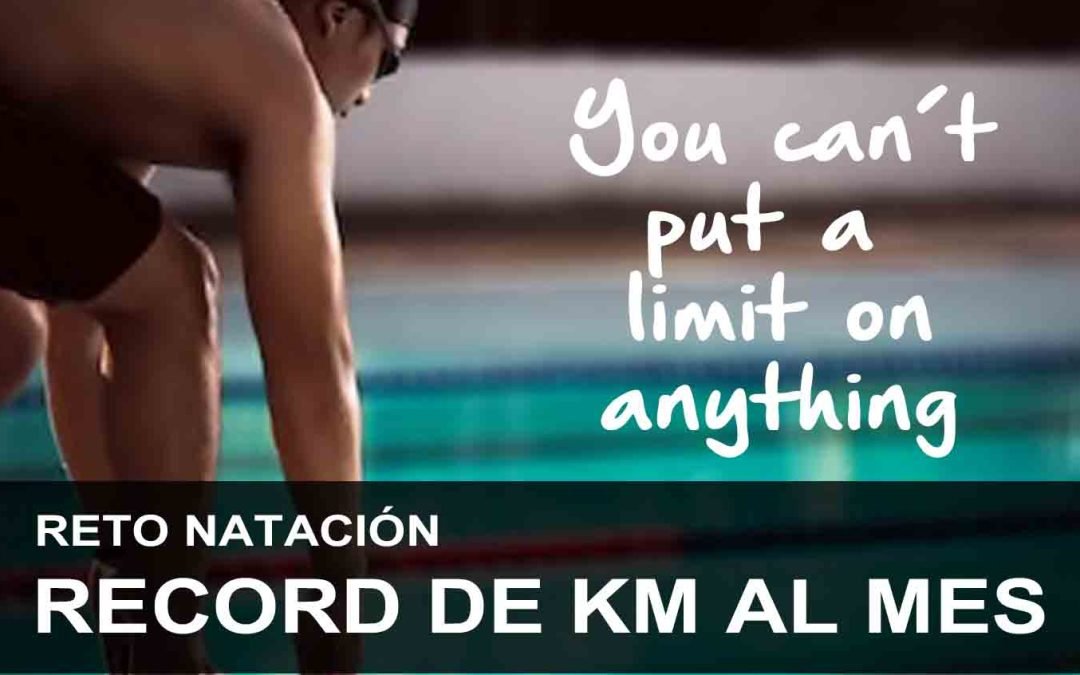 Reto natación: Record de km al mes